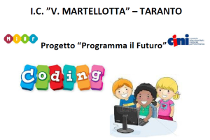 Progetto d'Istituto "Programma il Futuro" - a.s. 2019/2020
